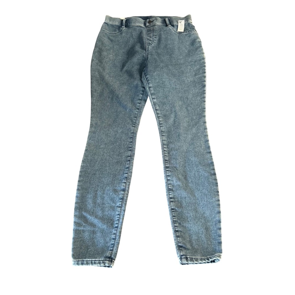 Time And Tru High Rise Skinny Jegging‎ Jeans Womens Size Small (4-6) Blue Fitted